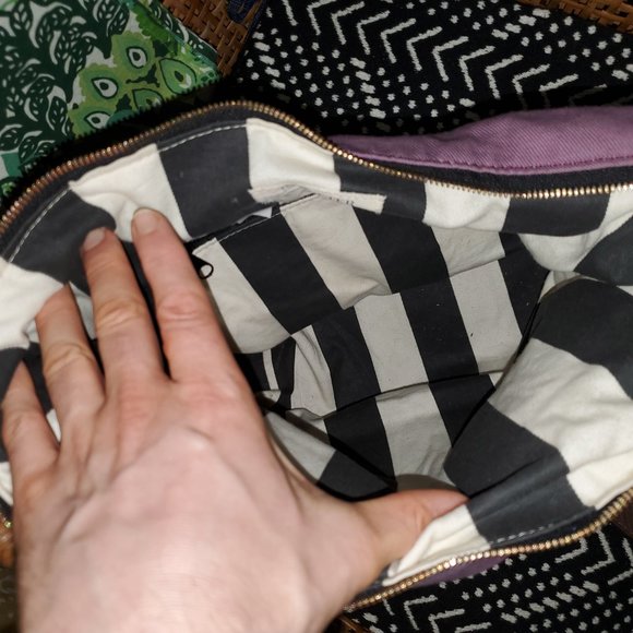 R. Riveter Bags R Riveter American Handmade Purple Canvas Brown